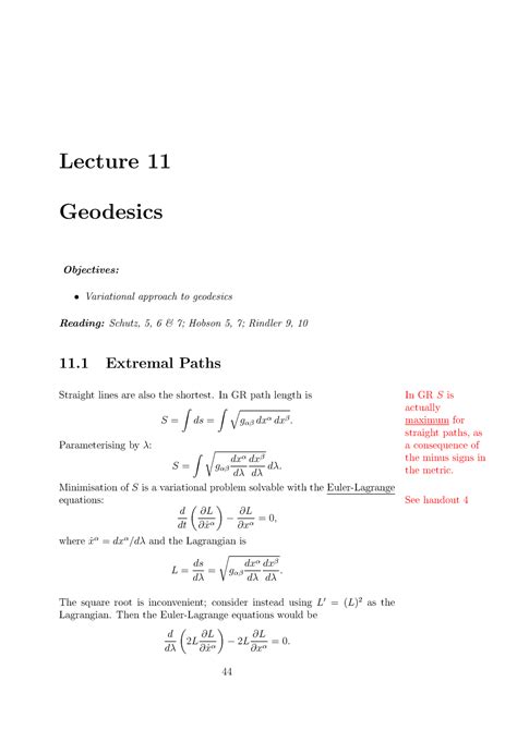 Full Download Lecture 11 Geodesics University Of Warwick 
