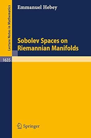 Download Lecture Notes On Sobolev Spaces Department Of Mathematics 