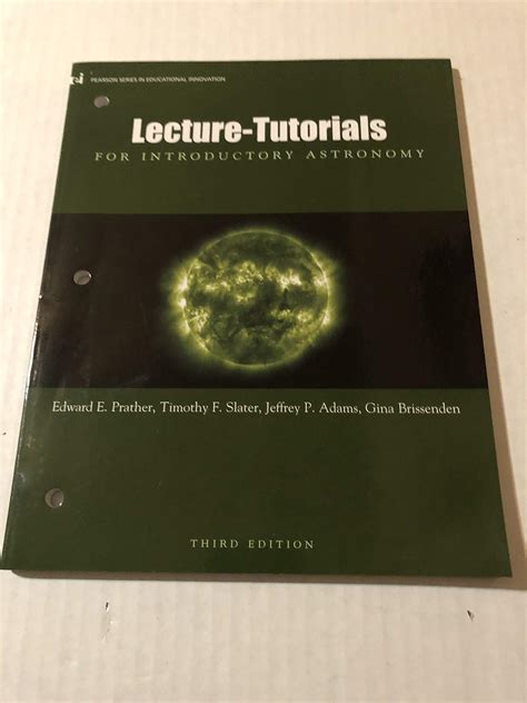 Download Lecture Tutorials Third Edition Astronomy Prather 