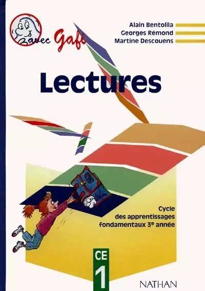 lectures ce1 cycle des apprentissages fondamentau