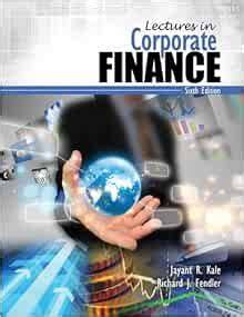 Lectures In Corporate Finance 6th Edition