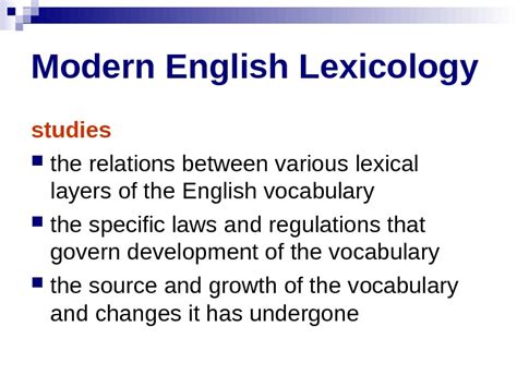 Full Download Lectures On English Lexicology Kpfu 