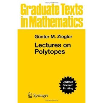 Read Online Lectures On Polytopes 
