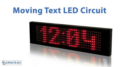 Led Circuits For Moving
