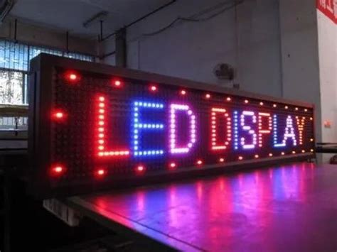 led moving message display projects