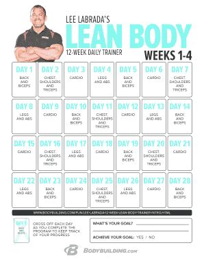 lee labrada 12 week workout plan