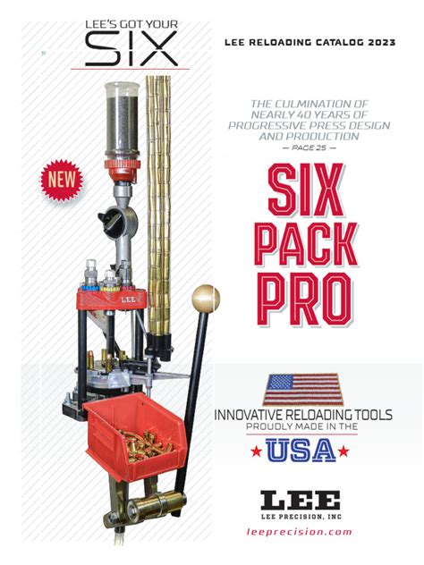 Lee Precision Catalog 2023 Pdf Free Download