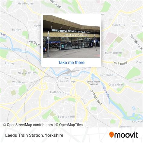 Leeds Train Station Map