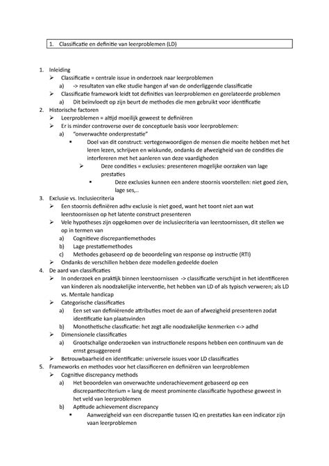 leerproblemen definitie