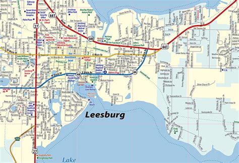 leesburg florida map
