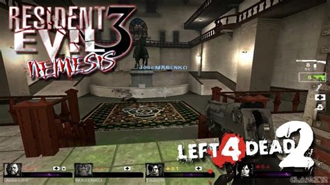 Left 4 Dead 2 Resident Evil 3 Map Walkthrough