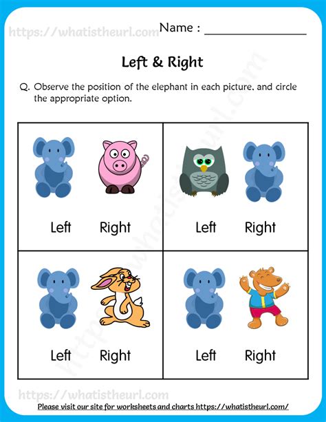 Left And Right Positions Year 1 2 Worksheets Teaching Left And Right Worksheets - Teaching Left And Right Worksheets