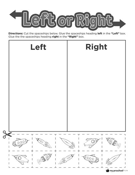 Left And Right Worksheets Planes Amp Balloons Teaching Left And Right Worksheets - Teaching Left And Right Worksheets