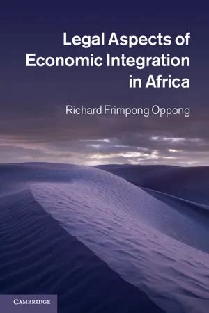 Read Online Legal Aspects Of Economic Integration In Africa 