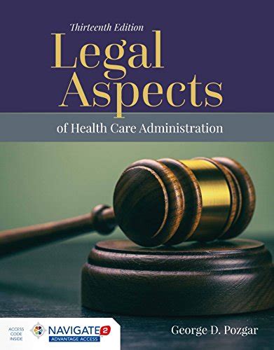 Read Legal Aspects Of Health Care Administration 