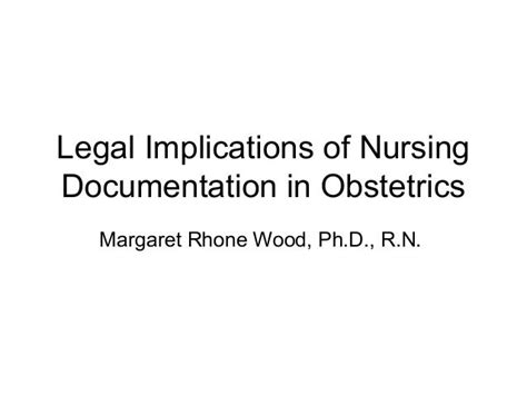 Read Online Legal Implications Of Nursing Documentation 