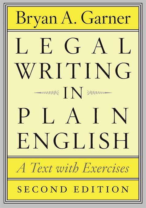 Full Download Legal Writing In Plain English Second Edition A Text With Exercises Chicago Guides To Writing Editing And Publishing 