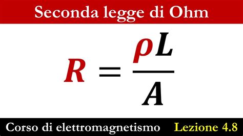 Legge Di Ohm Seconda