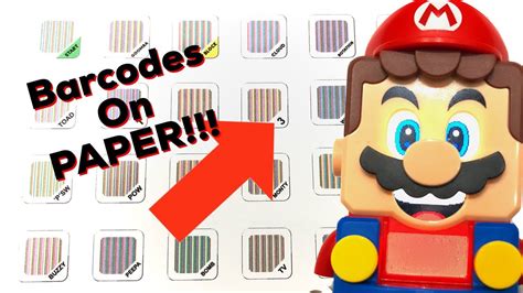 Lego Mario Barcodes