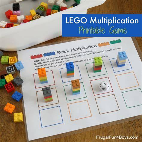 lego multiplication multiply with legos lego math