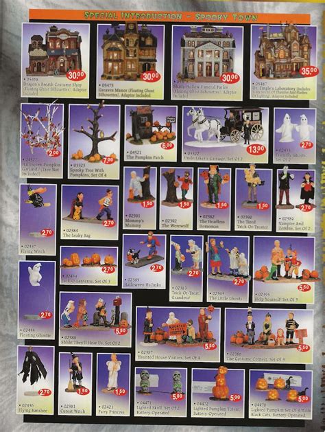 Lemax Spooky Town Catalog