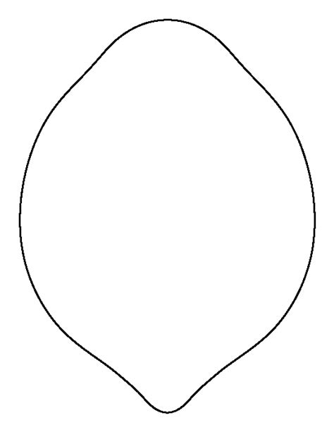 Lemon Printable Template