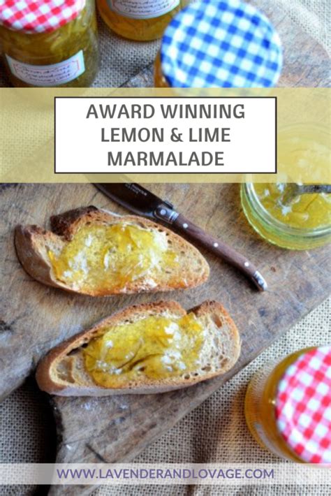 Traditional Lemon and Lime Marmalade Recipe Recipe Marmalade recipe Lime marmalade Jam