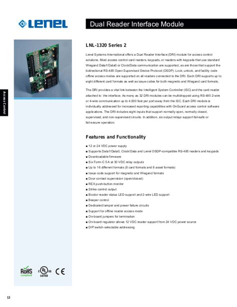 Lenel Users Manual
