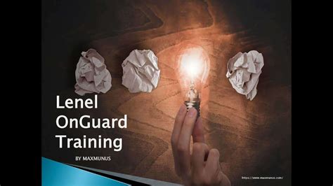 Read Online Lenel Training Guides 