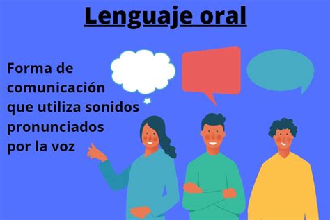 Lenguaje Oral Ejemplos