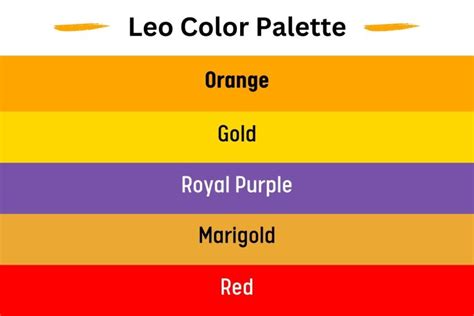 leo colors