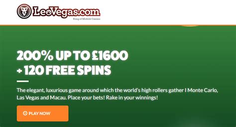 leo vegas casino 120 free spins leab france