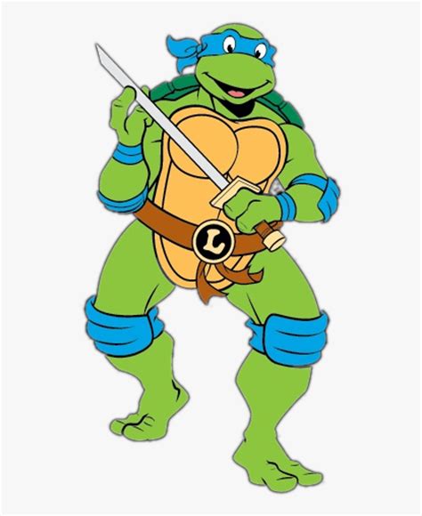 Leonardo Turtle Cartoon