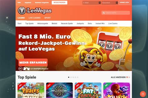leovegas casino anmelden Die besten Online Casinos 2023