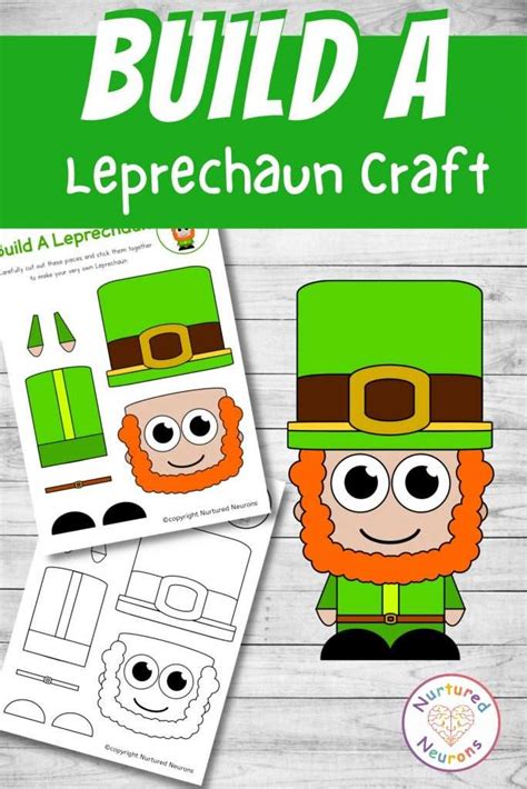 Leprechaun Cut And Paste Craft For Kids Free Cut And Paste Crafts - Cut And Paste Crafts