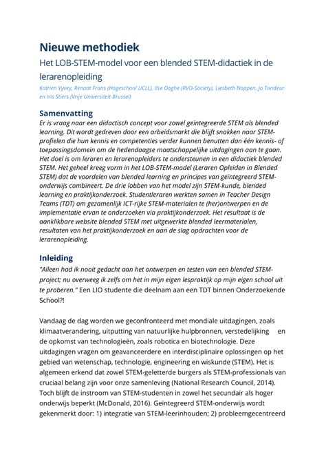 lerarenopleiding STEM