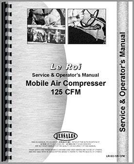 leroi air compressor manual