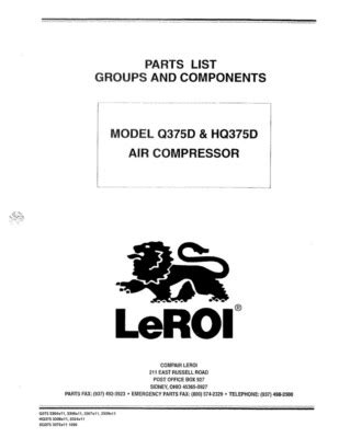 leroi compressor manual a25ss