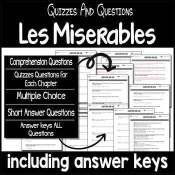les miserables activities answer