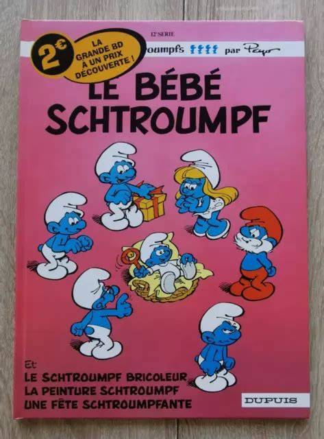 les schtroumpfs tome 12 le ba c ba c schtroumpf