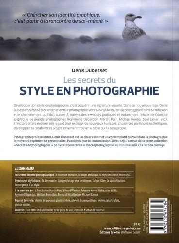 les secrets du style en photographie inspiration