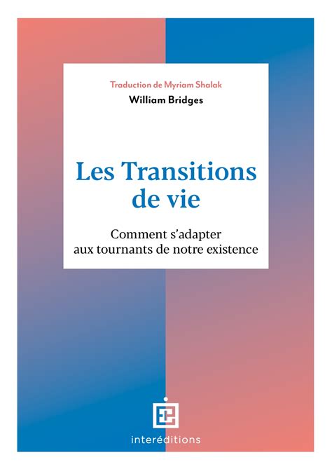 les transitions de vie comment s adapter aux tour