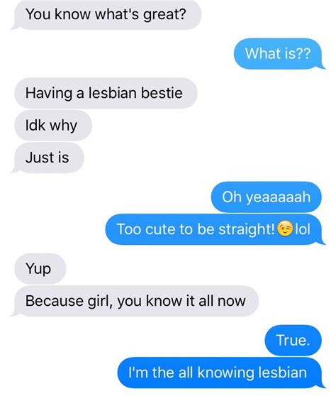 lesbian dating texts