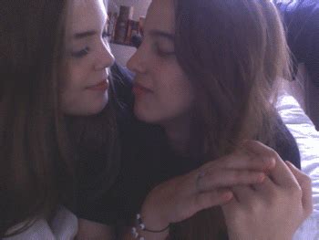 Lesbian kiss webcam