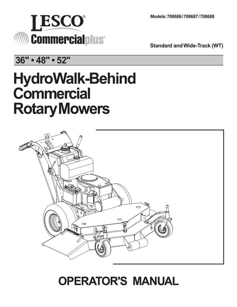 Lesco Mower Manual