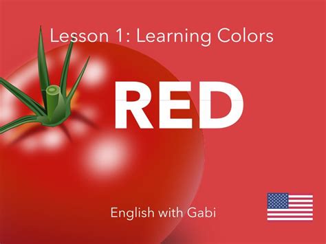 Lesson 1 Red Learning Colors Tinytap Learn The Color Red - Learn The Color Red