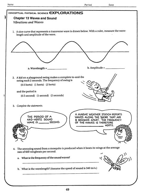 Lesson 3 Wave Interactions Answer Key Lesson Worksheets Worksheet Wave Interactions Answers - Worksheet Wave Interactions Answers