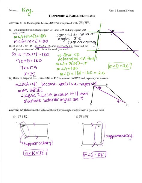 Lesson 8 Unit 2 Geometry Test Connexus