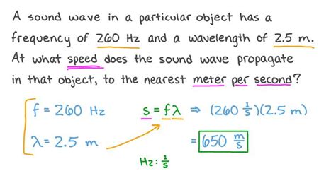 Lesson Calculating Wave Motion Nagwa Wave Velocity Calculations Worksheet - Wave Velocity Calculations Worksheet