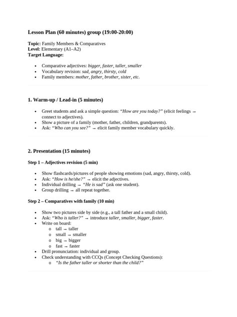 lesson plan 19